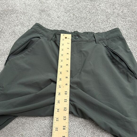 Columbia Washed Out Outdoor Shorts Mens 34/44 Gray Elastic Waist Zip Pocket Hike - Picture 7 of 12